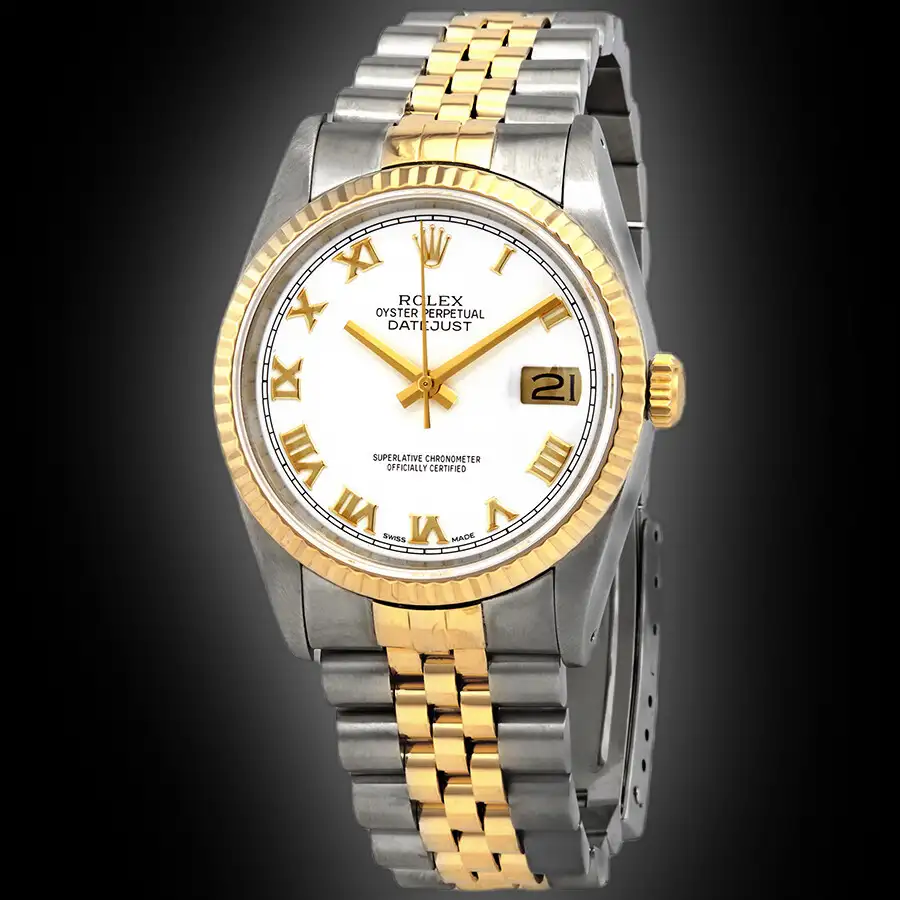 u2net final 1725968827 f29b918257 preowned rolex datejust automatic white dial mens watch 16233wrj 5